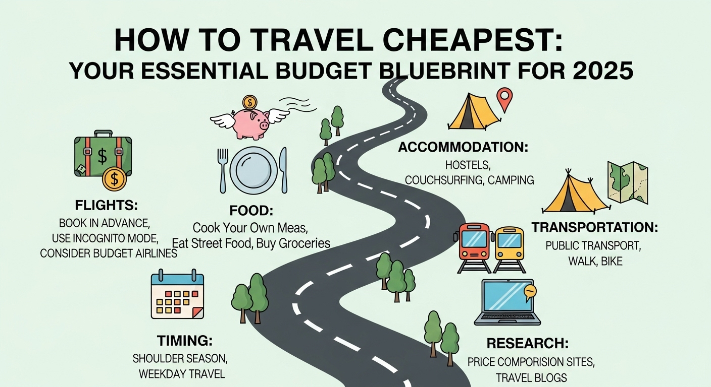 How to Travel Cheapest: Your Essential Budget Blueprint for 2025 How to Travel Cheapest: Your Essential Budget Blueprint for 2025
