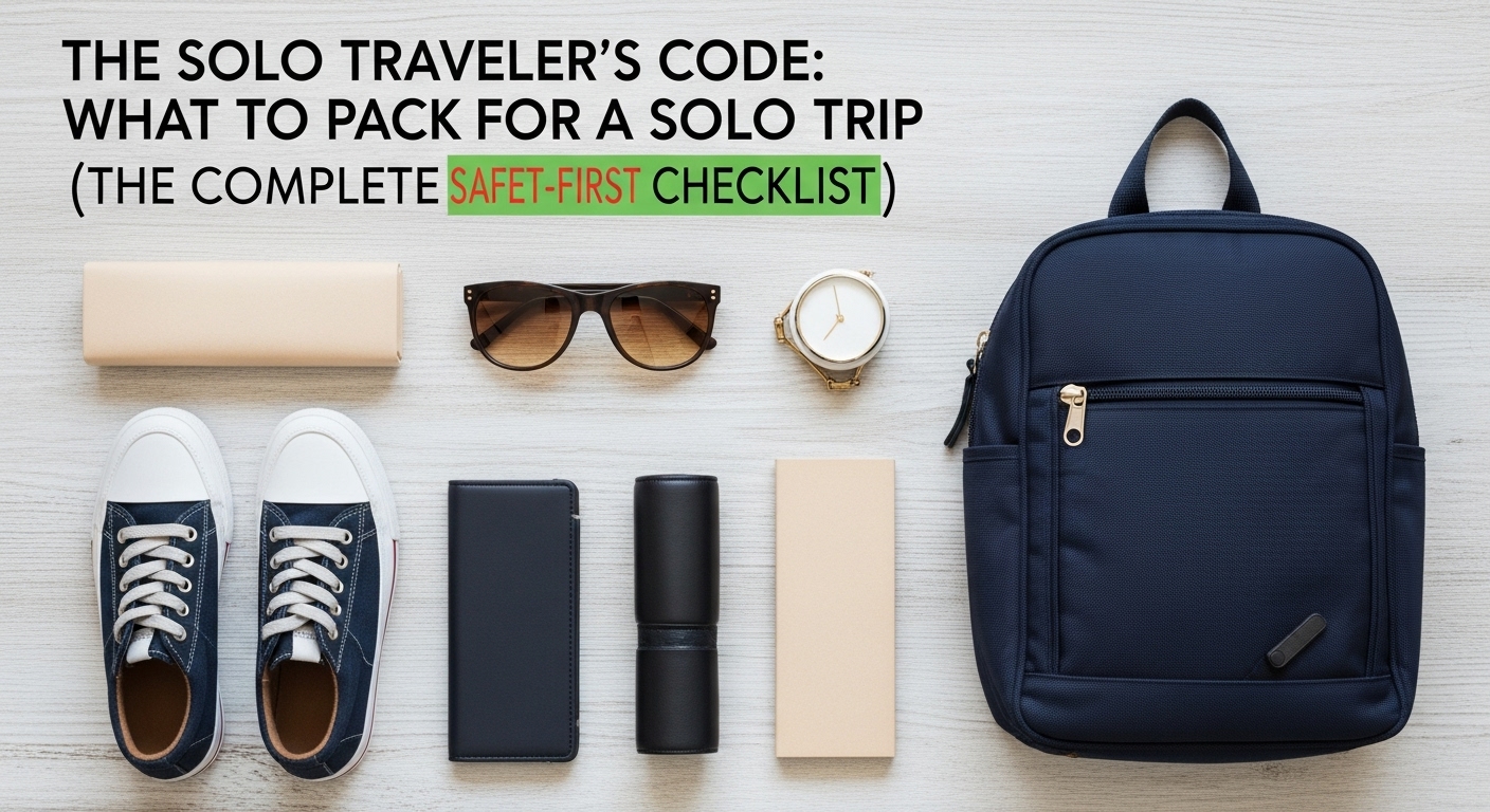 The Solo Traveler’s Code: What to Pack for a Solo Trip (The Complete Safety-First Checklist) The Solo Traveler’s Code: What to Pack for a Solo Trip (The Complete Safety-First Checklist)
